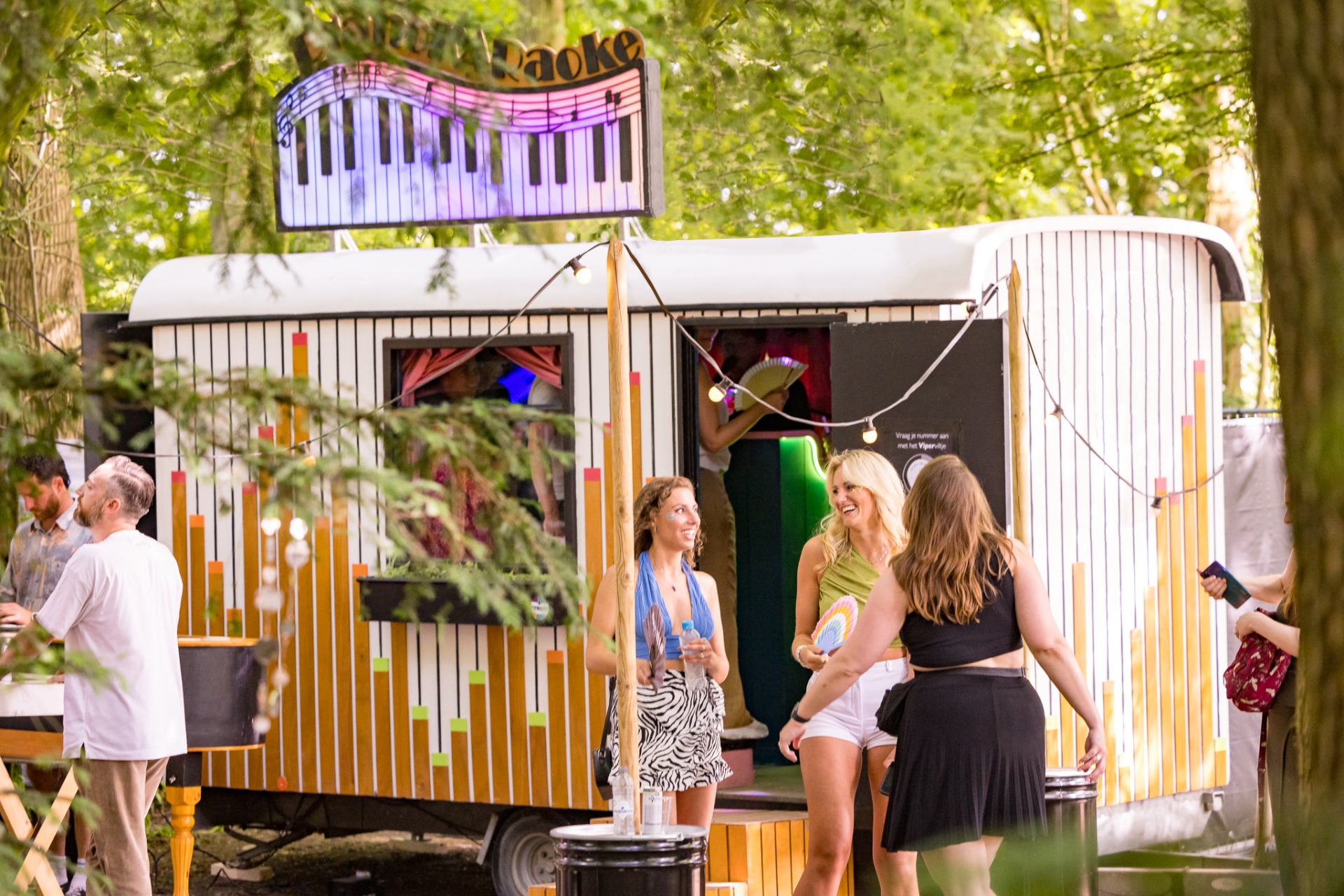 PianoKar op festival locatie